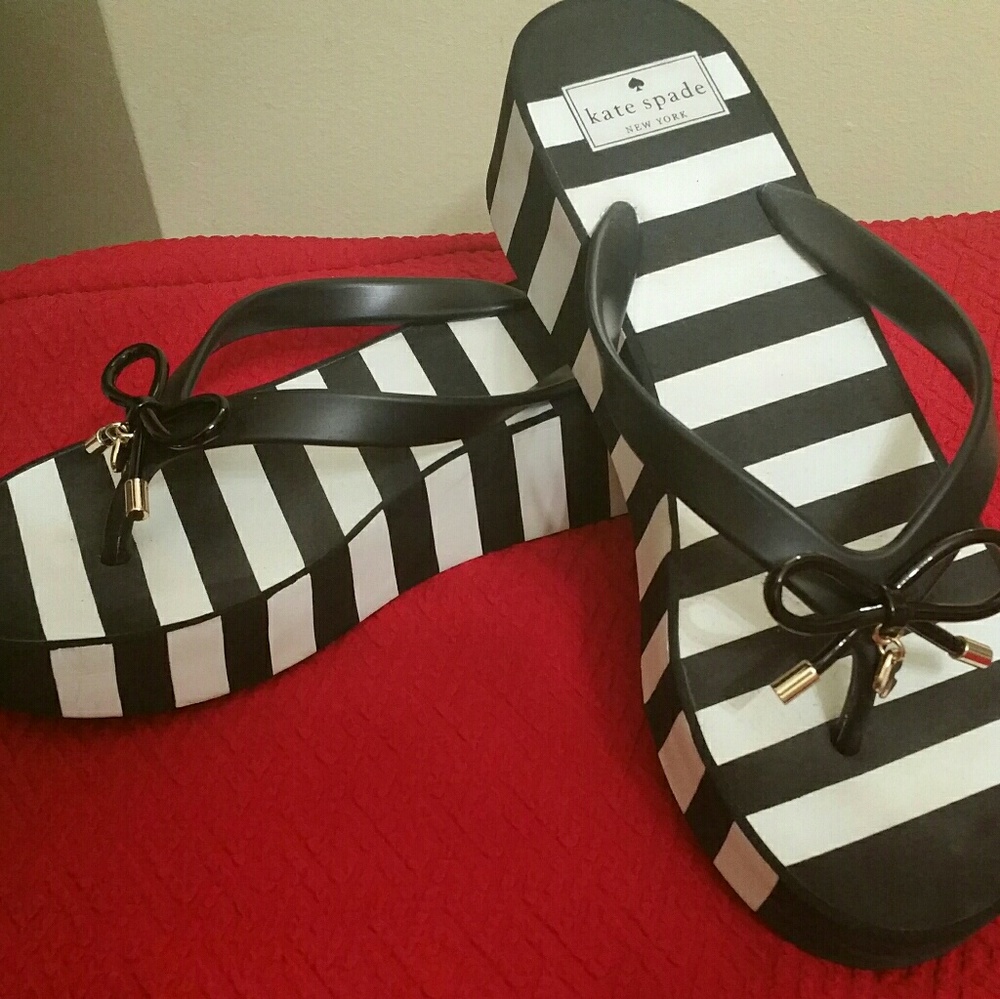 Kate Spade wedge thong
